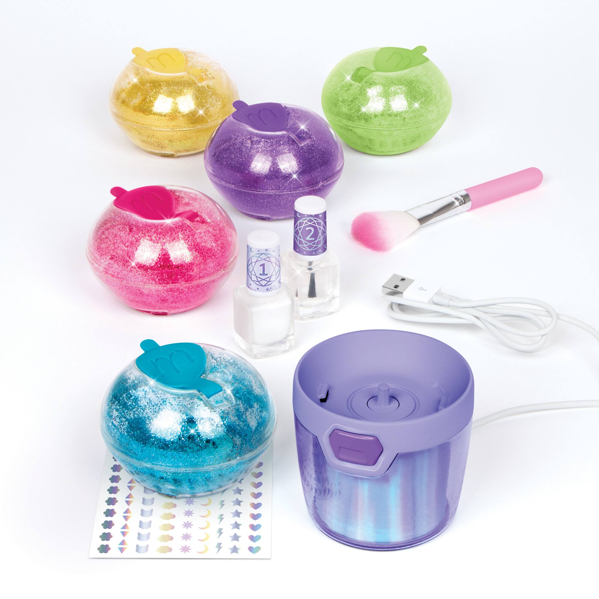 Make It Real™ Party Nails Glitter DIY Nail Studio